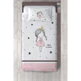 Talia Home prenses Kız Çocuk ve Bebek Odası Yatak Örtüsü TLAY-146 - 285 x 220 cm - Beyaz
