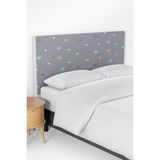 Talia Home Renkli Yıldızlar Desenli Çocuk Yatak Baza Başlık Kılıfı TLABK-244 - 100 x 100 cm