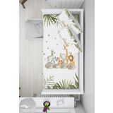 Talia Home Safari Sevimli Hayvanlar Desenli 100x200 Montessori Yatak Çocuk Nevresim Takımı TLAM-041