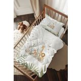 Talia Home Safari Sevimli Hayvanlar Desenli Bebek Beşik Uyku Seti TLABG-041
