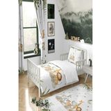 Talia Home Safari Sevimli Hayvanlar Desenli Nevresim Takımı TLAN-041 - 160 x 220 cm - Beyaz