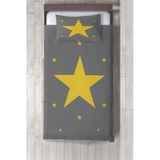 Talia Home sarı Yıldızlı Çocuk ve Bebek Odası Yatak Örtüsü TLAY-255 - 393 x 220 cm - Gri