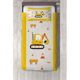 Talia Home sevimli Hayvan Araba Desenli Yatak Örtüsü TLAY-204 - 342 x 220 cm - Sarı