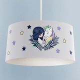 Talia Home Sevimli Unicorn ve Prenses Desenli Çocuk Odası Sarkıt Avize - Renkli - 1