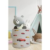 Talia Home Şimşek Mcqueen Arabalar Desenli Çocuk ve Bebek Odası Düzenleyici Oyuncak Veya Kirli Sepeti TLAS-107 - Renkli - 35 x 45