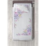 Talia Home soft Çiçek Desenli Yatak Örtüsü TLAY-249 - 387 x 220 cm - Beyaz