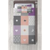 Talia Home soft Çocuk ve Bebek Odası Yatak Örtüsü TLAY-114 - 253 x 220 cm - Gri