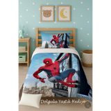 Talia Home Spider-Man Örümcek Adam Tek Kişilik Çocuk Yorganı Uyku Seti