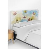 Talia Home Süngerbob Spongebob Patrick Desenli Çocuk Yatak Baza Başlık Kılıfı TLABK-313 - Renkli - 100 x 100 cm