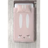 Talia Home tavşan Desenli Çocuk ve Bebek Odası Yatak Örtüsü TLAY-239 - 377 x 220 cm - Pembe