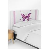 Talia Home Tavşan Desenli Çocuk Yatak Baza Başlık Kılıfı TLABK-239 - Renkli - 90 x 70 cm