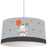 Talia Home Turuncu Balon Çocuk ve Bebek Odası Fon Perdesi 2 Kanat TLA-140 - Renkli