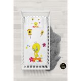 Talia Home Tweety Bebek Nevresim Takımı Çarşaflı TLABN-293 - Beyaz - 100 x 150 cm