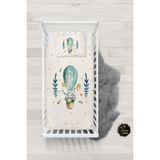Talia Home Uçan Balon Fil Desenli Bebek Nevresim Takımı Çarşaflı TLABN-030 - Krem - 100 x 150 cm