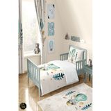 Talia Home uçan Balon Fil Desenli Çocuk Odası Nevresim Takımı TLAN-030 - Krem - 160 x 220 cm