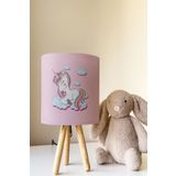 Talia Home Unicorn Desenli Çocuk Odası Abajur Masa Lambası TLAB-060