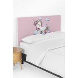 Talia Home Unicorn Desenli Çocuk Odası Yatak Baza Başlık Kılıfı TLABK-060 - Renkli - 100 x 100 cm