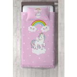 Talia Home Unicorn Desenli Çocuk Odası Yatak Örtüsü Tlay-170
