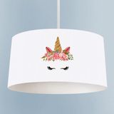 Talia Home Unicorn Desenli Dijital Baskılı Çocuk Odası Sarkıt Avize - Renkli - 1