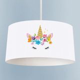 Talia Home Unicornlu Kız Çocuk Odası Sarkıt Avize - Renkli - 1