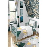 Talia Home Yeşil Kuş Vadisi Dağ Desenli Nevresim Takımı TLAN-299 - 160 x 220 cm