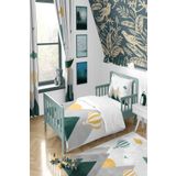 Talia Home Yeşil Kuş Vadisi Dağ Desenli Nevresim Takımı TLAN-299