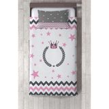 Talia Home yıldız Desen Çocuk ve Bebek Odası Yatak Örtüsü TLAY-154 - 293 x 220 cm - Gri