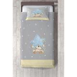 Talia Home yıldız Tutan Ayıcık Çocuk ve Bebek Odası Yatak Örtüsü TLAY-137 - 276 x 220 cm - Sarı
