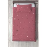 Talia Home Yıldızlı Çocuk ve Bebek Odası Yatak Örtüsü - 173 x 220 cm - Pembe