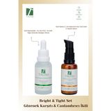 Talish Bright & Tight Set –Niacinamide Serum + Vitamin C Krem İkilisi, Aydınlatıcı ve Gözenek Sıkılaştırıcı