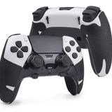 TALONGAMES Controller Grips Compatible with PlayStatio 5 DualSense, Anti-Slip, Sweat-Absorbent, Textured Skin kit, for PS5 Controllers Handle Grips, Buttons, Triggers, D-pad (Classic Version - Black)