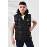 Talsmoda TALS MODA SİYAH RENK KAPİŞONLU ERKEK ÇOCUK YELEK