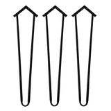 Talya 3 Lü Set Ahşap Ve Kütük Sehpa Metal Firkete Ayak 51 Cm