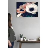 Talya Dekoratif Vintage Gül Kurusu Lale Yatay Kanvas Tablo. Atatürk, Van Gogh, Manzara, Besmele Büyük Duvar Panosu. Salon ve Ofis için tablolar 60x40 no-7395