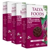 Talya Foods Filizlendirilmiş Çiğ Karabuğday & Pancar Makarna Set 3x200g - 600 gr