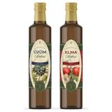 Talya Foods Organik Premium Elma & Üzüm Sirkesi 2 x 500 ml - 1 lt