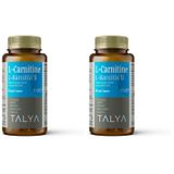 Talya L-CARNITINE L-Karnitin'li Bitkisel Karışım İçeren Takviye Edici Gıda - Sporcu Destek Takviyesi - 60 Kapsül (2 paketi)