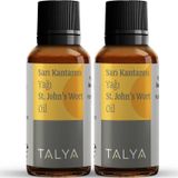 Talya Sarı Kantaron Yağı (St John'S Wort Oil), Soğuk Sıkım, %100 Saf Ve Doğal, 20 ml (2’li Paket)