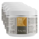 Talya Shea Butter (Karite Yağı), Soğuk Sıkım,%100 Saf Ve Doğal, 50 ml (4 paketi)