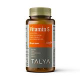 Talya Vitamin 5 Arı Sütü, Polen, Kırmızı Kore Ginsengi, Propolis, Vitamin C İçeren Takviye Edici Gıda 60 Kapsülü