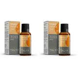Talya%100 Saf Portakal Uçucu Yağı 10ml - Daha Canlı Cilt Görünümü - Selülit Bakımı - Difüzör için Aromaterapi Yağı 2li paket