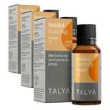 Talya%100 Saf Portakal Uçucu Yağı 10ml - Daha Canlı Cilt Görünümü - Selülit Bakımı - Difüzör için Aromaterapi Yağı (3 paketi)
