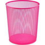 Tam Delikli Çöp Kovası Pembe
