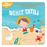 Tam Isırmalık Deniz Tatili Bebek Kitabı – Yırtılmaz, Yıkanabilir, Çiğnenebilir, 0-2 Yaş Eğitici Oyuncak Kitap