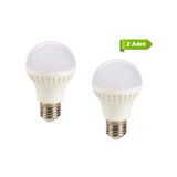 Tam İthalat 5W Enerji Tasarruflu LED Ampul ( 2 Adet) - Beyaz - 200 - 300 W