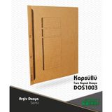 Tam Kapak 1. Karton Dosya Kraft 100 Lü Paket
