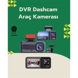 Tam Kapsamlı Araç Güvenliği: 3 Kameralı Full Hd Kayıt Sistemi ile Ön Iç ve - TK002M-6VUSA - Renkli