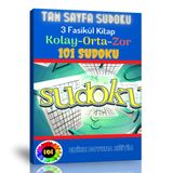 Tam Sayfa Sudoku Kitap Seti (3 Fasikül Kitap)