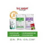 Tam Tarım Glutensiz Çiğ Karabuğday Unu 2 Kg – Sorgum Unu 2 Kg – Psyllium 100 Gr – Kuru Maya