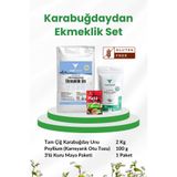 Tam Tarım Tam Karabuğday Ekmeklik Set (Tam Karabuğday Unu 2 Kg + Psyllium 100 g + 3'lü Kuru Maya)